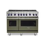 Viking VGR74828BMALP 7 Series 48" Sealed Burner Gas Range with 8 Burners (Martini, Liquid Propane)