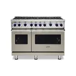 Viking VGR74828BNALP 7 Series 48" Sealed Burner Gas Range with 8 Burners (Nantucket, Liquid Propane)