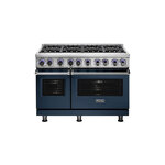 Viking VGR74828BSBLP 7 Series 48" Sealed Burner Gas Range with 8 Burners (Slate Blue, Liquid Propane)