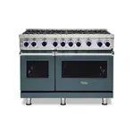 Viking VGR74828BSQLP 7 Series 48" Sealed Burner Gas Range with 8 Burners (Squall, Liquid Propane)