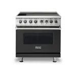 Viking VIR53626BCS 5 Series 36" Induction Self-Clean Range with 6 Elements (Cast Black)