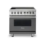 Viking VIR53626BDG 5 Series 36" Induction Self-Clean Range with 6 Elements (Damascus Grey)