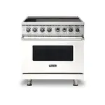 Viking VIR53626BPW 5 Series 36" Induction Self-Clean Range with 6 Elements (Pure White)