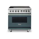 Viking VIR53626BSQ 5 Series 36" Induction Self-Clean Range with 6 Elements (Squall)