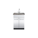 Viking VSBO2402SS 24" Outdoor Sink Base Cabinet in Stainless Steel (Sink Not Included)