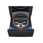 LG WD300CB 27" Pedestal Washer with 1.0 cu. ft. Capacity, SideKick, NeveRust (Black Steel)