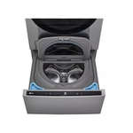 LG WD300CV 27" Pedestal Washer with 1.0 cu. ft. Capacity, SideKick, NeveRust (Graphite Steel)