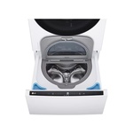 LG WD300CW 27" Pedestal Washer with 1.0 cu. ft. Capacity, SideKick, NeveRust (White)