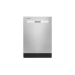 Whirlpool WDP540HAMZ 24" Built-in Dishwasher with 12 Place Settings, Hybrid Tub, Sani Rinse Option (Fingerprint Resistant Stainless Steel)