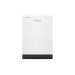 Whirlpool WDP560HAMW 24" Built-In Dishwasher with 14 Place Settings, Adjustable Upper Rack, Quick Wash Cycle (White)