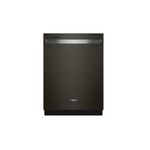 Whirlpool WDT970SAKV 24" Built-In Dishwasher with 15 Place Settings, 3rd rack with extra wash action, Adjustable 2nd Rack, Triple Wash Spray, Fingerprint Resistant (Fingerprint Resistant Black Stainless Steel)