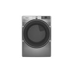 Whirlpool WED5720RR 27" Electric Dryer with 7.4 cu. ft. Capacity, Wrinkle Shield™ Option, Voice Control, Air Flow Detection, Quad Baffles (Radiant Silver)