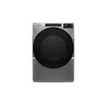 Whirlpool WED6605MC 27" Electric Wrinkle Shield Dryer with 7.4 cu. ft. Capacity, Advanced Moisture Sensing, EcoBoost™ Option, Static Reduce Option (Chrome Shadow)