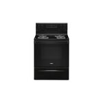 Whirlpool WFC315S0JB 30 inch Freestanding Electric Range with 4 Coil Elements, 4.8 cu. ft. Oven Capacity, 2400 Watts Heating Power, Adjustable Self-Cleaning Technology (Black)