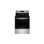 Whirlpool WFES3030RS 30" Freestanding Electric Range with No Preheat Mode, 5.3 cu. ft. Capacity, 2 FlexHeat™ Dual Radiant Elements, Sabbath Mode (Stainless Steel)