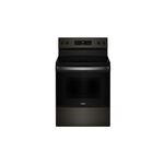 Whirlpool WFES3330RV 30" Freestanding Electric Range with 5 Elements, 5.3 cu. ft. Oven Capacity, Steam Clean, Two FlexHeat™ (Black Stainless Steel)