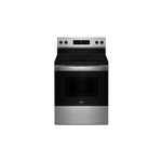 Whirlpool WFES3530RS 30" Electric Range with 4 Radiant Elements, 3000 Watts Heating Power, Warm Zone, Storage Drawer (Stainless Steel)