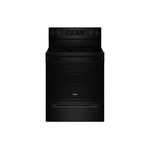 Whirlpool WFES5030RB 30" Electric Range with 5 Elements, 5.3 cu. ft. Oven Capacity, Air Cooking technology, No Preheat Air Fry (Black)