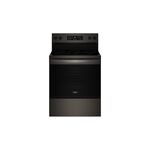 Whirlpool WFES5030RV 30" Electric Range with 5 Elements, 5.3 cu. ft. Oven Capacity, Air Cooking technology, No Preheat Air Fry (Black Stainless Steel)