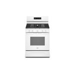 Whirlpool WFG550S0LW 30" Freestanding Gas Range with 5 Sealed Burners, 5.0 cu. ft. Oven Capacity, SpeedHeat, Frozen Bake (White)