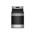 Whirlpool WFG550S0LZ 30" Freestanding Gas Range with 5 Sealed Burners, 5.0 cu. ft. Oven Capacity, SpeedHeat, Frozen Bake (Fingerprint Resistant Stainless Steel)