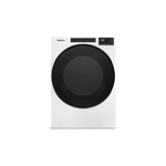 Whirlpool WGD6605MW 27" Gas Wrinkle Shield Dryer with 7.4 cu. ft. Capacity, Advanced Moisture Sensing, EcoBoost™ Option, Static Reduce Option (White)