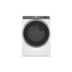 Whirlpool WGD6720RW 27" Gas Dryer with 7.4 cu. ft. Capacity, Steam Fresh Cycle, AI Intelligent, Wrinkle Control Cycle, Voice Control, Air Flow Detection (White)