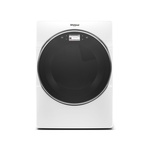 Whirlpool WGD9620HW 27" Smart Front Load Vented Gas Dryer with 7.4 cu. ft. Capacity, Wrinkle Shield™, EcoBoost™, Advanced Moisture Sensing (White)