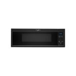 Whirlpool WML35011KB 30" Over-the-Range Microwave with 360 CFM, 1.1 cu. ft. Capacity, 1000 Watts Cooking Power, Microwave Presets, Blue LED display (Black)