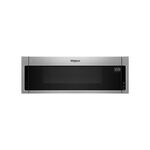 Whirlpool WML55011HS 30" Over-the-Range Microwave with 400 CFM, 1.1 cu. ft. Capacity, 1000 Cooking Watts, 10 Power Levels, Turntable On/Off Option (Stainless Steel)