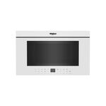 Whirlpool WMMF7330RW 30 inch Over-the-Range Microwave with 400 CFM, 1.1 cu. ft. Capacity, 900 Cooking Watts, Tap-to-Open Door, Roast Mode, Air Fry Mode (White)