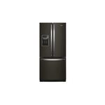 Whirlpool WRF560SEHV 30" Freestanding French Door Bottom Mount Refrigerator 20 cu. ft. Capacity, Adaptive Defrost, Spillproof Glass Shelves, FreshFlow™ Air Filter (Black Stainless Steel)