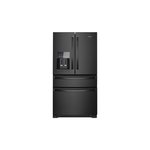 Whirlpool WRMF3636RB 36" Wide French Door Refrigerator with 24.5 cu. ft. Capacity, Two-Tier Freezer Storage, Adjustable Shelves, Adaptive Defrost  (Black)