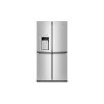 Whirlpool WRQC7836RZ 36" Counter Depth 4 Door Side-by-Side Refrigerator with 19.14 cu. ft. Capacity, EasyView™ Freezer, Gallon Door Bins, In-Door-Ice® and Water, in Fingerprint Resistant Stainless Steel