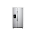 Whirlpool WRS321SDHZ 33" Side-by-Side Refrigerator with 21.4 cu. ft. Capacity, LED Interior Lighting, External Ice and Water Dispenser, Adaptive Defrost (Fingerprint Resistant Stainless Steel)