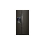 Whirlpool WRS571CIHV 36 inch Side by Side Counter-Depth Refrigerator with 21 cu. ft. Capacity, In-Door-Ice Storage, External Dispenser (Black Stainless Steel)