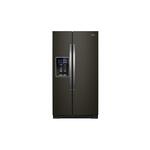 Whirlpool WRS588FIHV 36" Side-by-Side Refrigerator with 28 cu. ft. Capacity, Adaptive Defrost, Humidity-Controlled Crispers, FreshFlow™ Air Filter (Black Stainless)