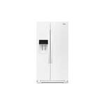 Whirlpool WRS588FIHW 36 inch Side-by-Side Refrigerator with 28 cu. ft. Capacity, Adaptive Defrost, Humidity-Controlled Crispers, FreshFlow™ Air Filter (White)