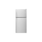 Whirlpool WRT318FZDM 30" Top Freezer Refrigerator with 18 cu. ft. Capacity, Dairy Bin, Frameless Glass Shelves, Electronic Temperature Controls  (Stainless Steel)