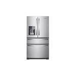 Whirlpool WRX735SDHZ 36" Wide French Door Refrigerator with 25 cu. ft. Capacity, Adjustable Gallon Door Bins, Tap Touch Controls, Adaptive Defrost (Fingerprint Resistant Stainless Steel)