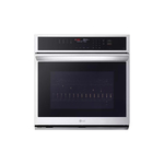 LG WSEP4723F 30" Electric Wall Oven with 4.7 cu. ft. Capacity, Convection, Air Fry, SmoothTouch Glass Controls, in PrintProof Stainless Steel