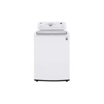 LG WT7150CW 27" Top Load Washer with 5.0 cu. ft. Capacity, TurboDrum™ Technology, 6Motion™ Technology, ColdWash™ Technology in White