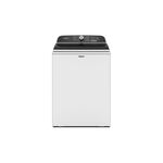 Whirlpool WTW6150PW 28" Top Load Washer with 5.3 cu. ft. Capacity, Deep Water Wash Option, Smooth Impeller, Lid Lock, 10 Wash Cycles (White)