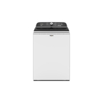 Whirlpool WTW6157PW 27" Top Load Washer with 5.2 cu. ft. Capacity, 2 in 1 Removable Agitator, Smooth Impeller Option, Extra Rinse Option (White)