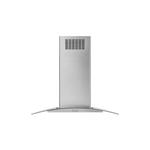 Whirlpool WVI51UC6LS 36" Island Mount Range Hood with 400 CFM, 3-Speed, 400 CFM Motor Class, LED Task Lighting, Push Button Controls , in Stainless Steel