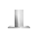 Whirlpool WVW57UC0FS 30" Wall Mount Flat Range Hood with 400 CFM, 3-Speed, 400 CFM Motor Class, LED Task Lighting, Grease Filter, in Stainless Steel