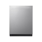 LG LDTH555NS Top Control Smart Dishwasher with LG Designed Towel Bar, 1HR Cycle, 46 dB, Smart Wi-Fi, QuadWash Pro, Dynamic Heat Dry, 3rd Rack, Glide Rail, Wheel Bearing: Printproof Stainless Steel