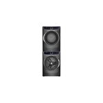 Electrolux 600 Series Stacked Front Load Laundry Pair with ELFW7637AT 27" Washer and ELFE7637AT 27" Electric Dryer (Titanium)