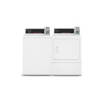 Speed Queen Light Commercial Coin Slide Top Load Laundry Pair with TV4000WN 26" Washer, DV4000WG 27" Gas Dryer and CK124 Coin Kit (Not for Residential Use)