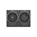 Whirlpool Front Load Laundry Pair with WFW6720RU 27" Front Load Washer and WED6720RU 27" Electric Dryer (Volcano Black)